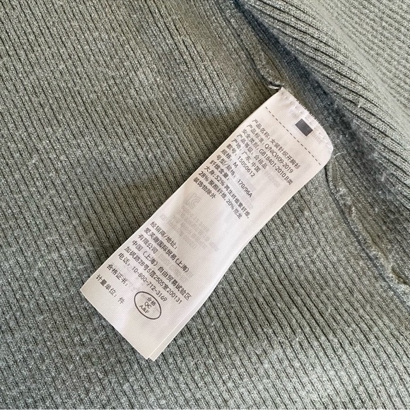 Abercrombie and Fitch  Light Blue Open Front Cardigan M - Picture 5 of 6